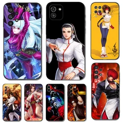 Black tpu Case For Samsung galaxy A54 A34 A14 5G A04 NOTE 20 10 9 PLUS ultra+ cover The King of Fighters