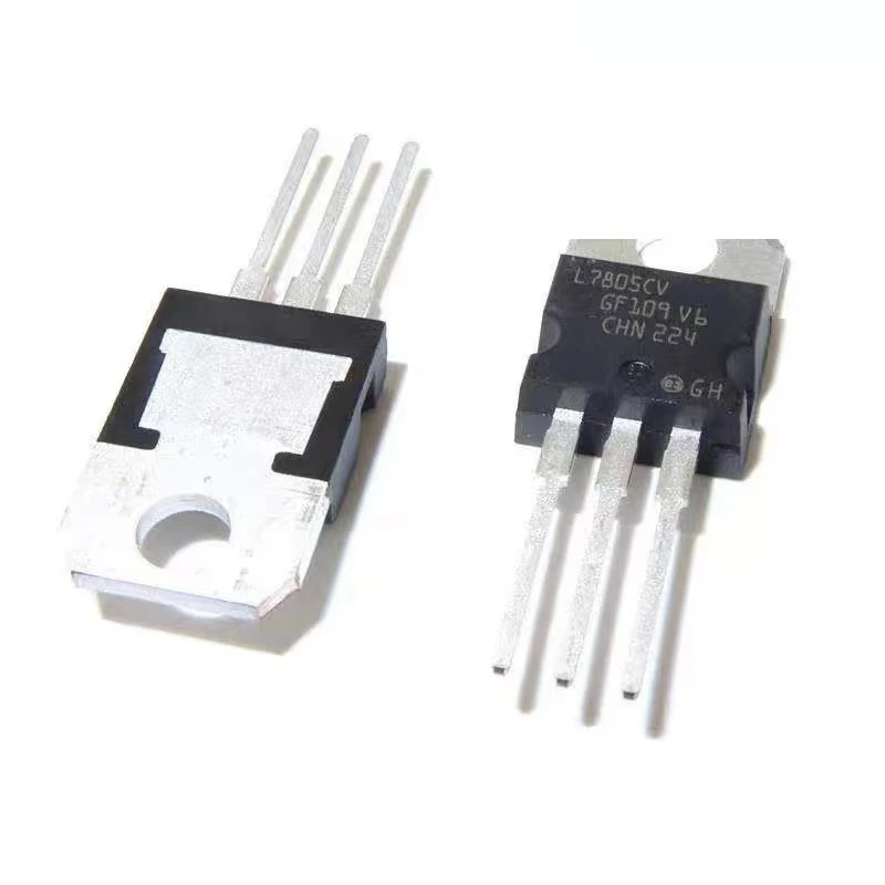 20PCS New imported L7805CV L7812 L7815 L7824 TO-220 three terminal voltage regulator 7805