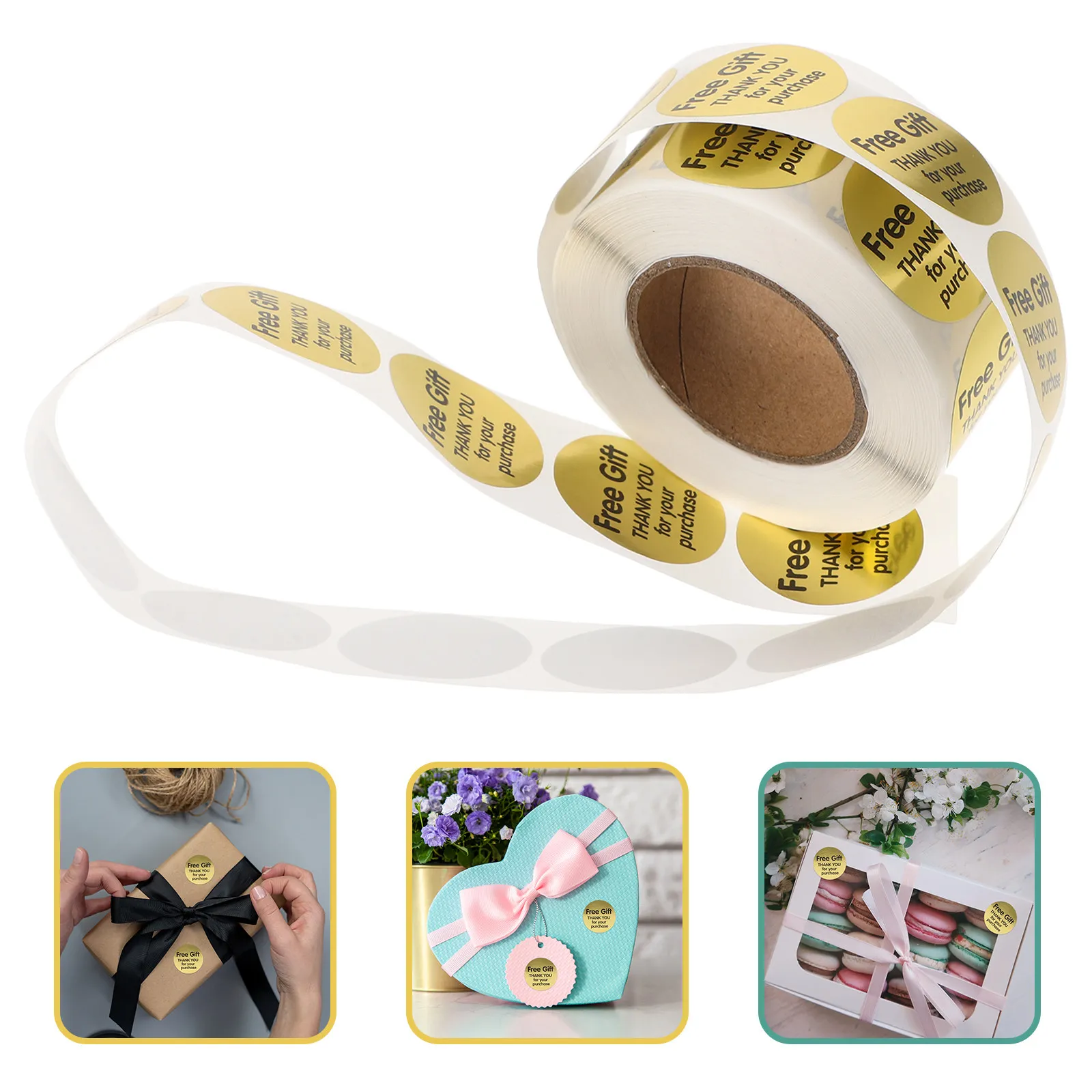 

1 рулон наклеек «Спасибо за покупку», самоклеящиеся этикетки для подарков, этикетки для упаковки, наклейки для благодарности клиентам, маленькие