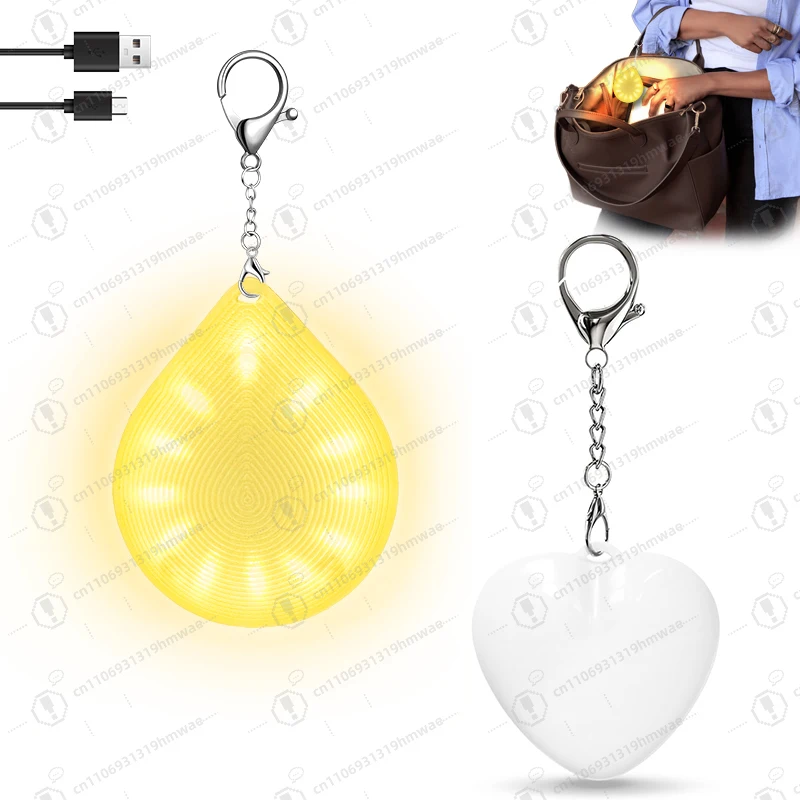 

Rechargeable Light Emitting Diode Keychain, Bag Buckle