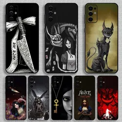 Game A-Alice Madness Returns Phone Case For Samsung S24,S21,S22,S23,S30,Ultra,S20,Plus,Fe,Lite,Note,10,9,5G Black Soft Cover