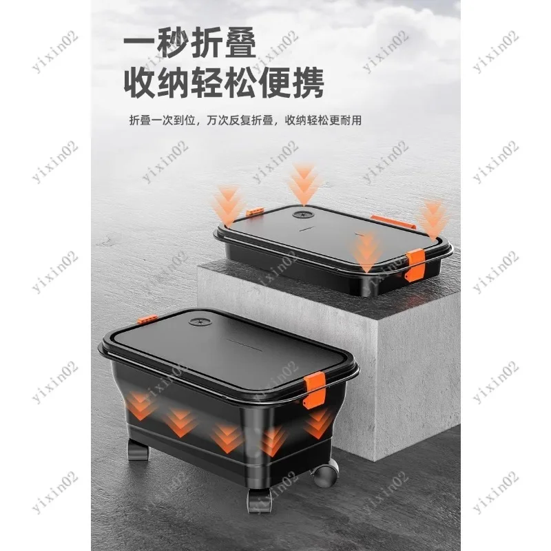 

22L Portable Folding Water Tank Thickened Water Container for Car Washing Fishing Home Use