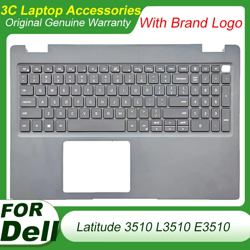 New Origianl US Keyboard for Dell Latitude 3510 L3510 E3510 Laptop Palmrest Top Cover Replacement Keyboard NO Backlight 0JYG4Y