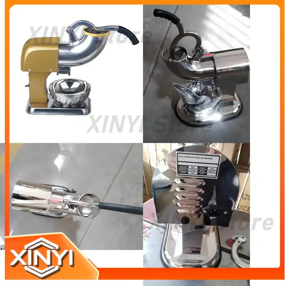 Stainless Steel Commercial Ice Shaver Ice Crusher Machine for Ice Shaving Machines for Food Service Equipment for Restaurant