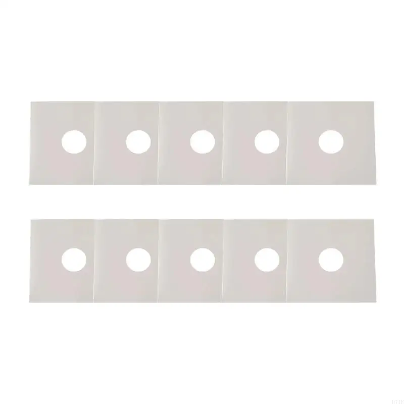 

H7JF 12in Record Cover Resealable Outer Sleeves Composite Kraft Paper Bag for LP 3LP Vinyl Record Storage Bags 10 Pieces