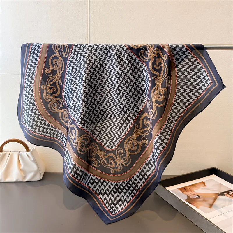

Bohe Paisley Luxury Printing 70cm Square Scarves Women's Silk Scarf Spring Summer Bandana Small Neckties Foulard Shawl