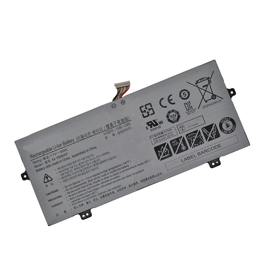 Imagem -05 - Original Genuíno Aa-pbun4kp 7.7v 39wh Bateria do Portátil para Samsung 930qaa 930qbe Np930qaa Nt930qaa Novo