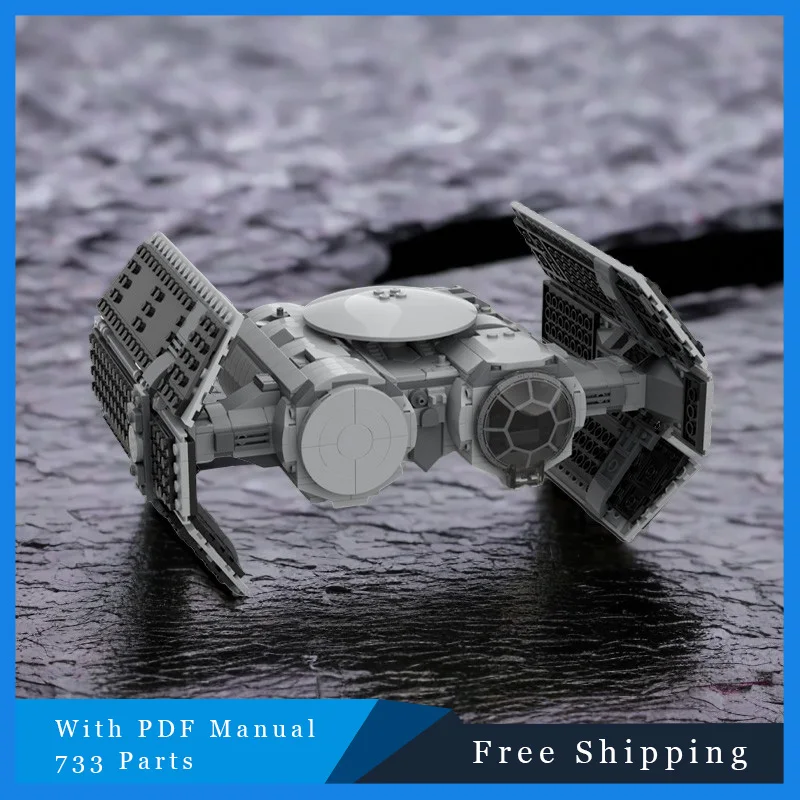 سلسلة الفضاء اللبنات 733 قطعة MOC ستار معركة الكشفية سفينة الفضاء وحدات نموذج الطوب لتقوم بها بنفسك التكنولوجيا الجمعية مجموعة لعبة طفل هدية #5