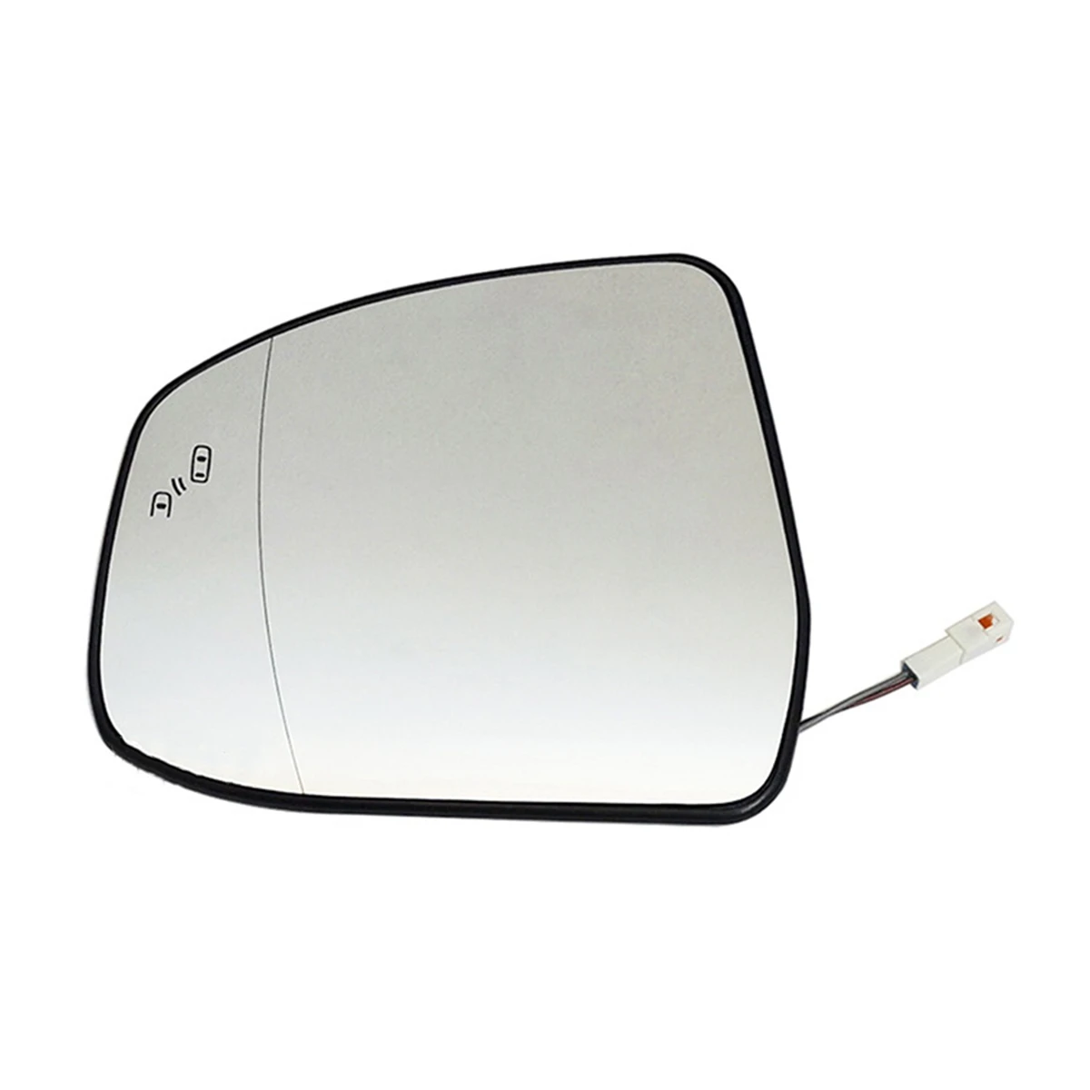 Left Door Wing Side Mirror Glass Heated Blind Spot Warning with Backing Plate for Focus MK2 MK3 Mondeo MK4