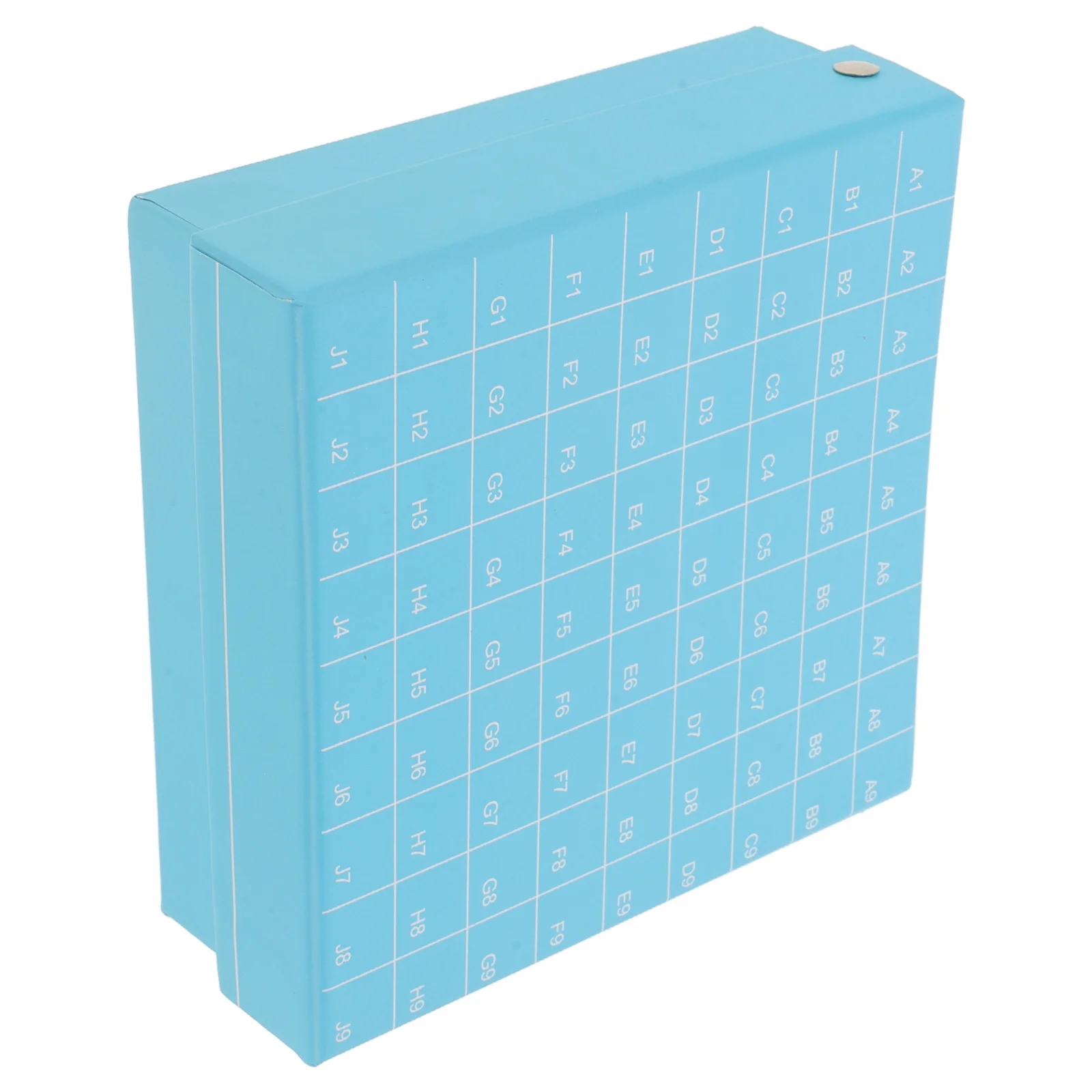 

Tube Box 81 Wells Microcentrifuge Holder Sturdy Paper Plastic Sample Storage Freezer Container