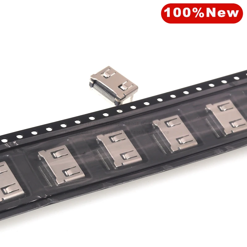 5pcs/Lot 685119136923 HDMI 19 PIN Displayport  DVI Connectors COM Female HDMI 19Pn SMT Hztl Mini