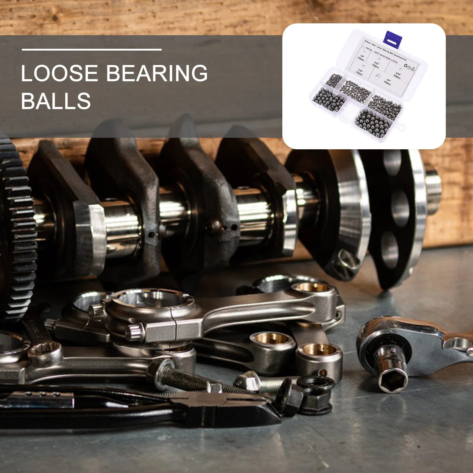 

500Pcs High Precision Stainless Steel Bearing Balls Universal Replacement Beads Motorcycle Car Accessories Multi-Use Precision