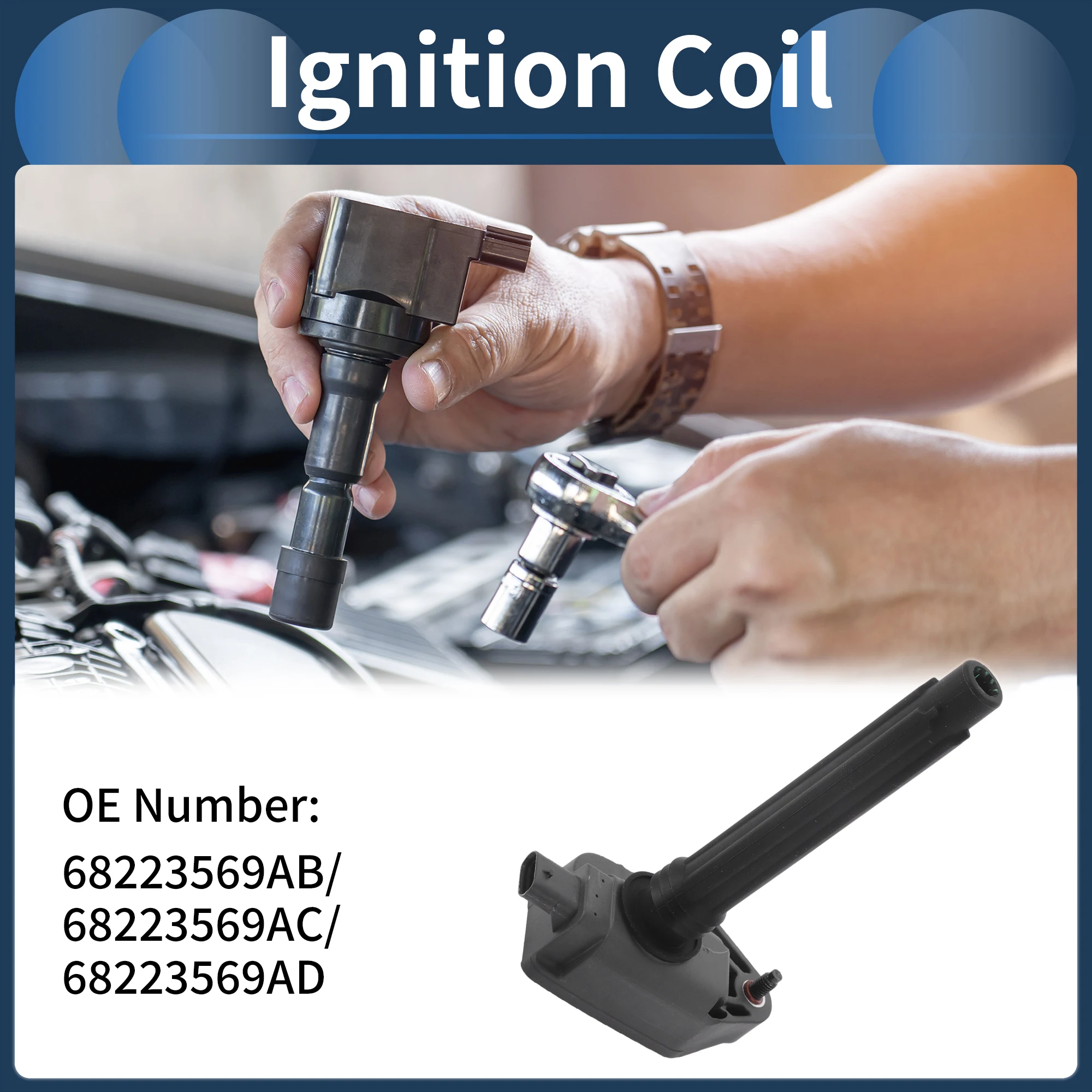 

Комплект катушек зажигания UXCELL No 68223569AB для Chrysler Pacifica 17-21 3,6