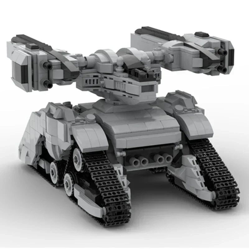 Moc tijolos de construção modelo militar mech tanque caçador assassino x2 tecnologia blocos modulares presentes brinquedos natal diy conjuntos montagem