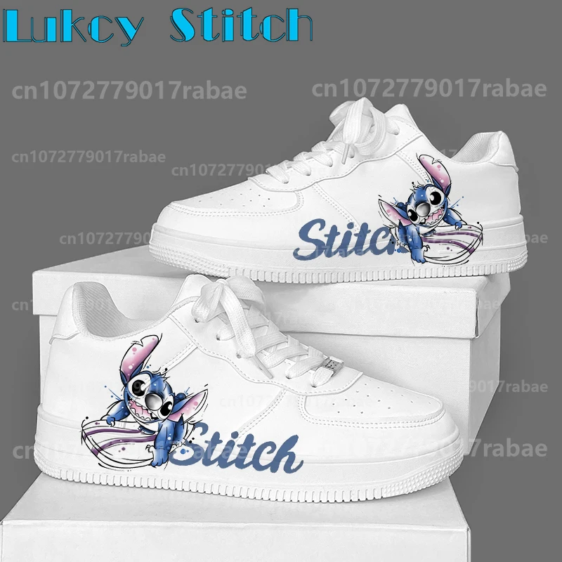 

2025 Hot Sale Stitch sneakers Versatile Couples Cartoon Board Shoes Four Seasons Breathable Leisure Shoes