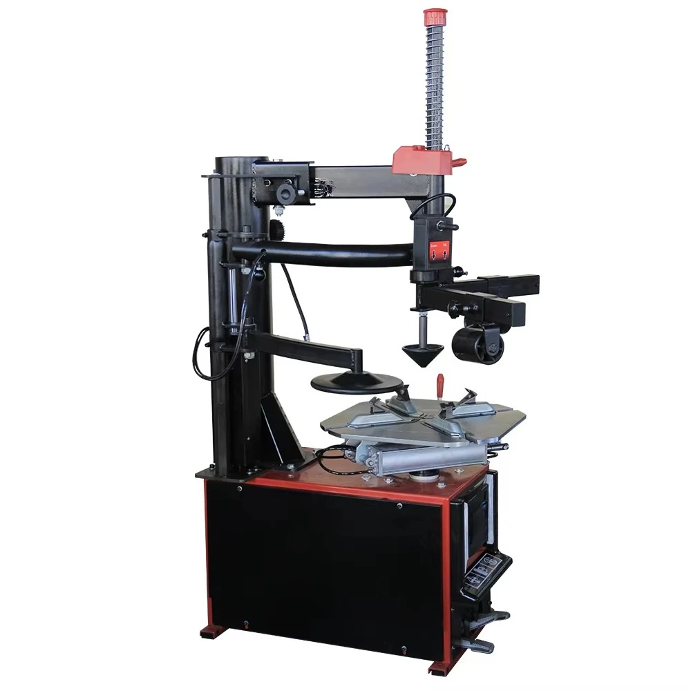 Simple Design Tire Service Combo | Changer with Left Arm & Basic Wheel Balancer