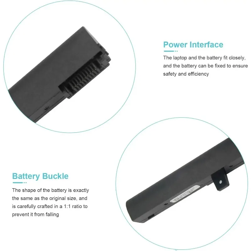 Laptop Battery A41N1308 A31N1319 for Asus X551 X551M X551C X551MA D550 X551CA A31LJ91 X451 X451C 00B110-00250600 0B110-00250100