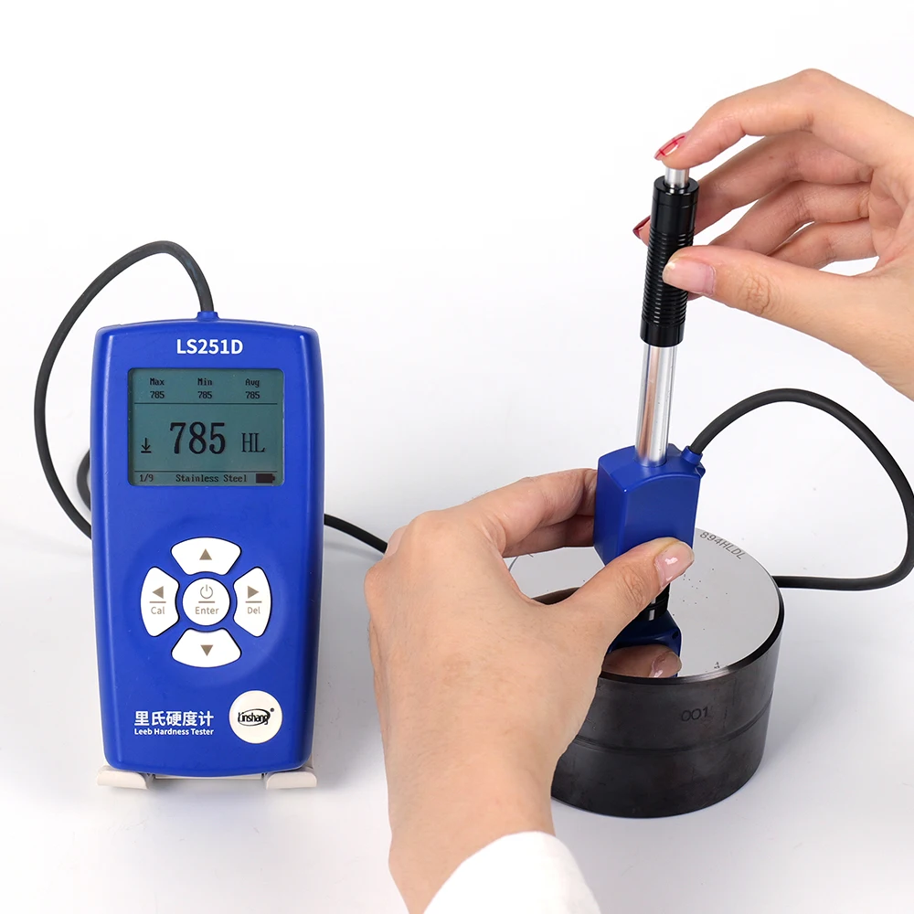 RTS LS251D HRA/HRB/HRC Metal Digital Steel Hardness Tester HLD Portable Durometer Leeb Hardness Tester