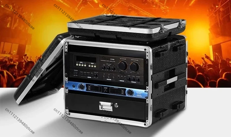 Professional Audio Storage Rack 4U 6U 8U Cabinet Drawer for Power Amplifier Wireless Microphone Receiver