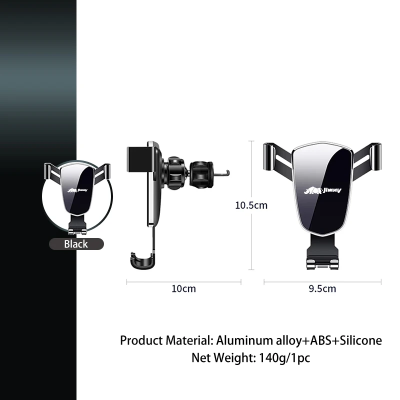 Car Phone Holder Air Vent Clip Mount Metal Hook Mobile Cell Stand Smartphone GPS Support For Suzuki Jimny Swift Grand Vitara Ign