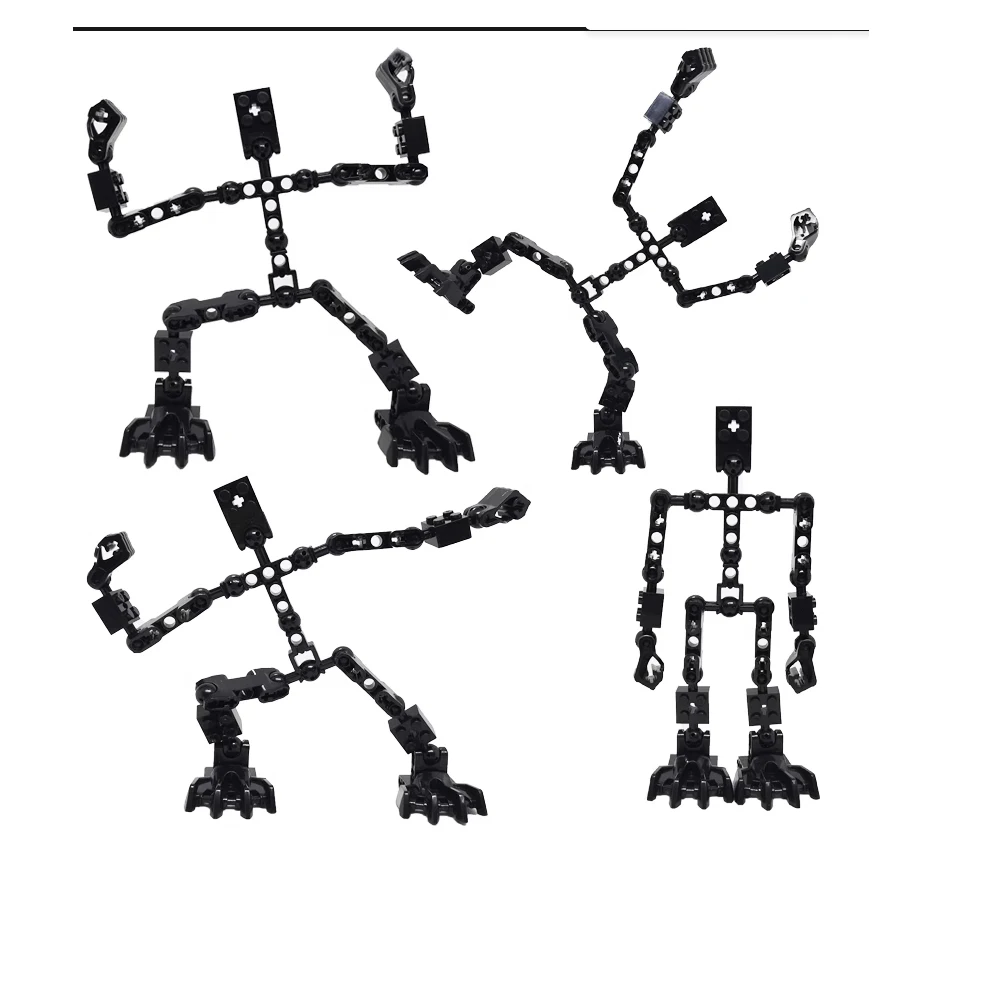 Bloques compatibles MOC 92013, 57909, 90625, 93575, 90634, piezas de Unión Mecha, ladrillo 17114, piezas de máquina de base de bola, juguetes