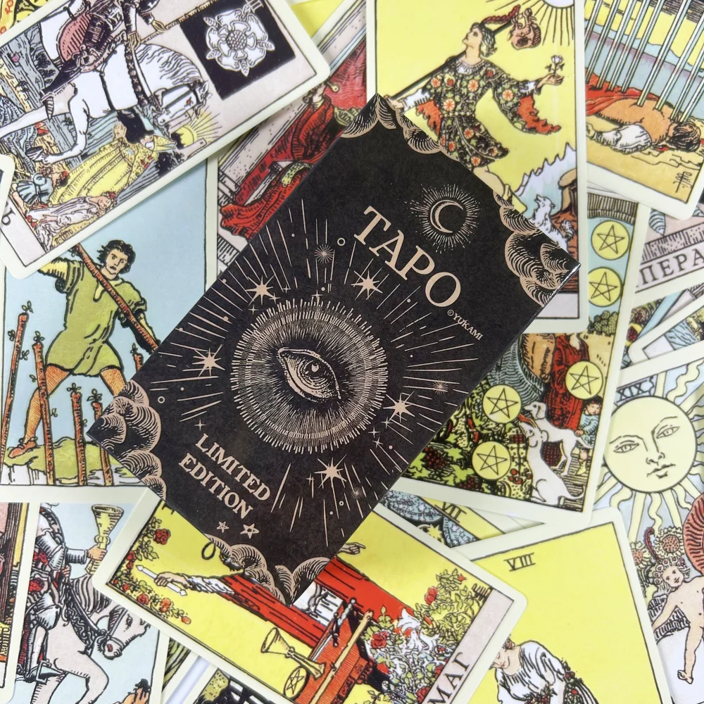 Cartas de tarô russas TAPO Rider of Limited Um baralho de 78 oracle visions edição de adivinhação com guia de papel
