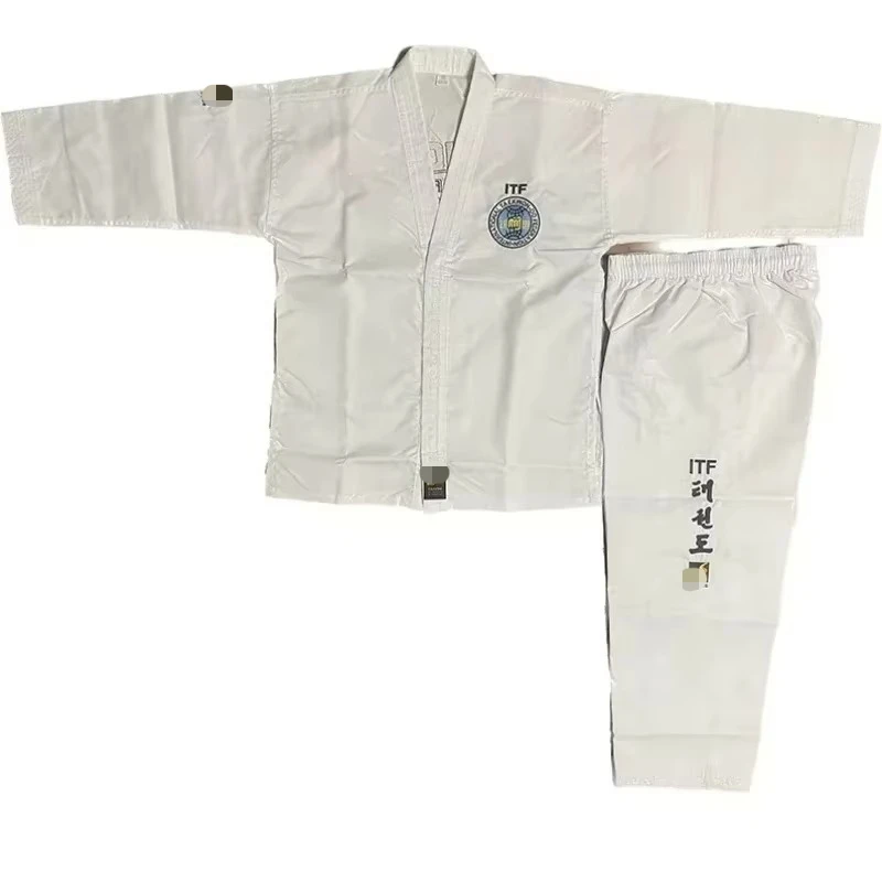 Durable ITF Taekwon-Do 1-3 Dan Ultralight Uniform Taekwondo Kimono Assistant Master Doboks With Embroidery suit gi