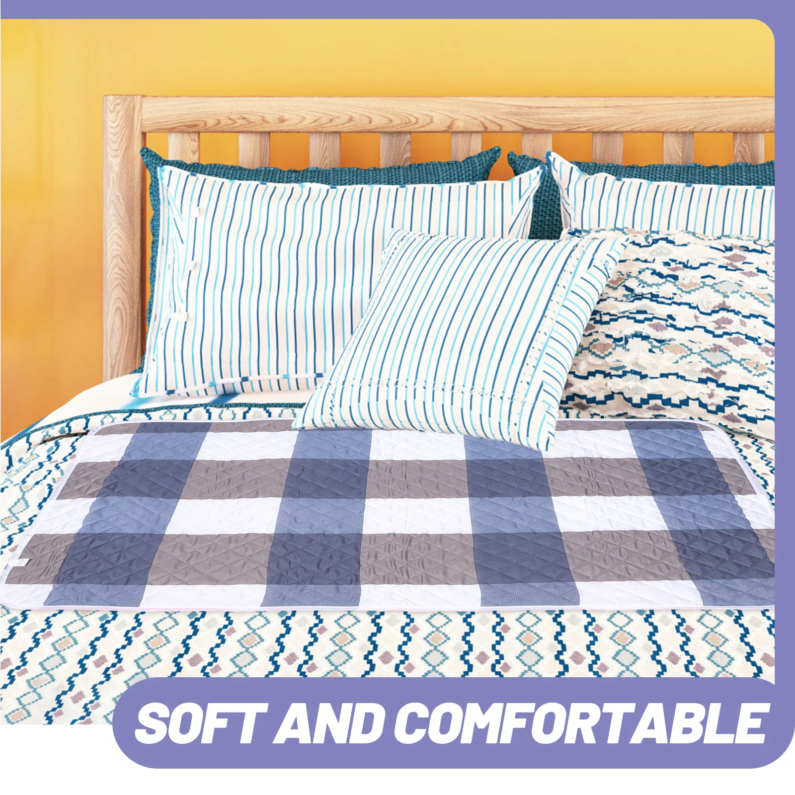 

Хлопковая подушка для недержания, впитывающая водонепроницаемая подушка для кровати, моющийся коврик для пожилых детей, портативный коврик для кровати для менструации