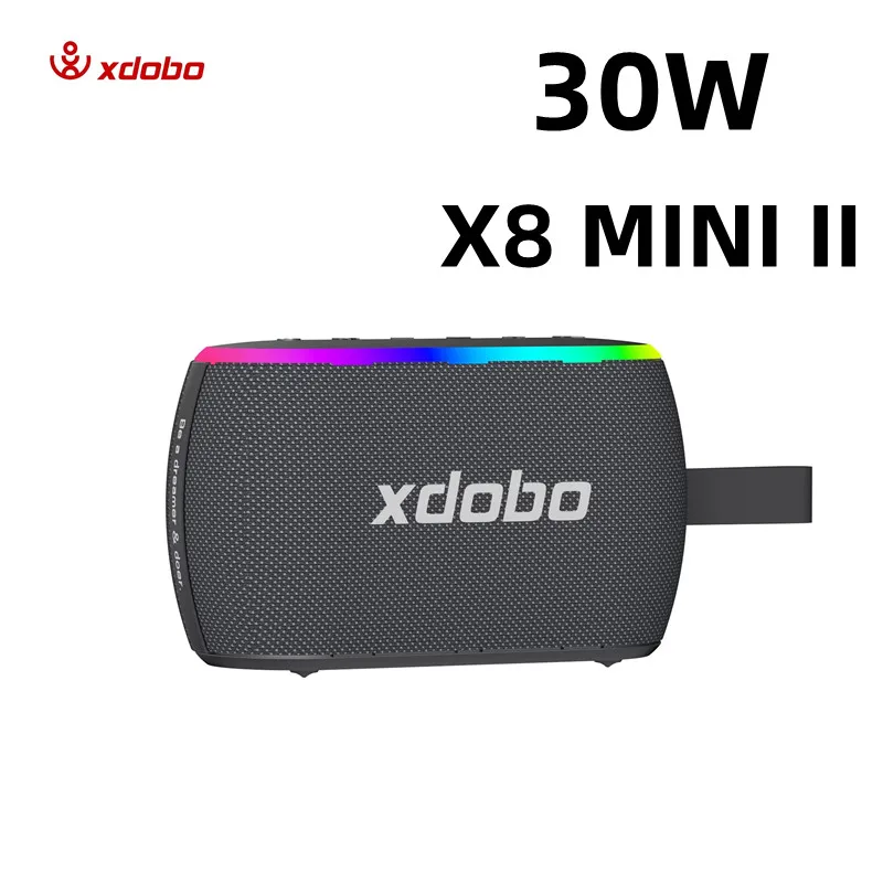 

30 Вт уличный водонепроницаемый Bluetooth-динамик XDOBO X8 Mini II велосипедный сабвуфер портативный кемпинг TWS RGB Bluetooth MP3 музыкальный плеер