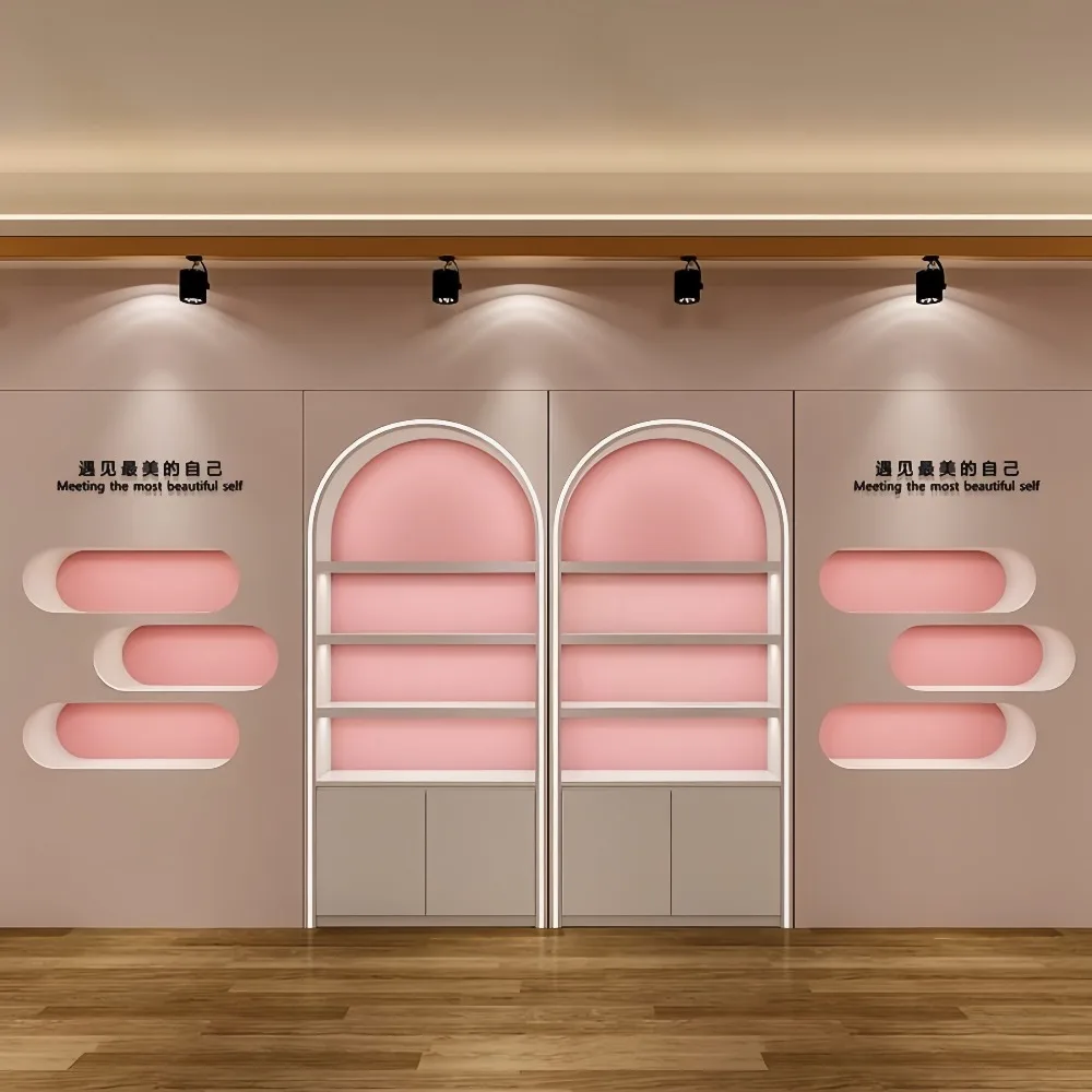 

Витрина для косметики и лаков для ногтей, многофункциональный стеллаж для демонстрации товаров, универсальный шкаф для макияжа и косметических принадлежностей