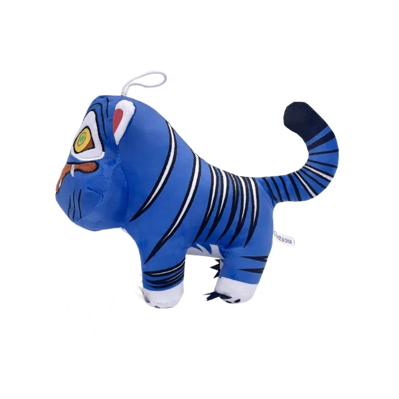 Anime Kpop Demons Hunters Pluszowy Uroczy Fioletowy Tygrys Czarny Kapelusz Sroka z 3 Oczami Potwór Poszukiwacz Dziewczyny Grupy Zespołowej Pluszak Dla Fanów Prezent