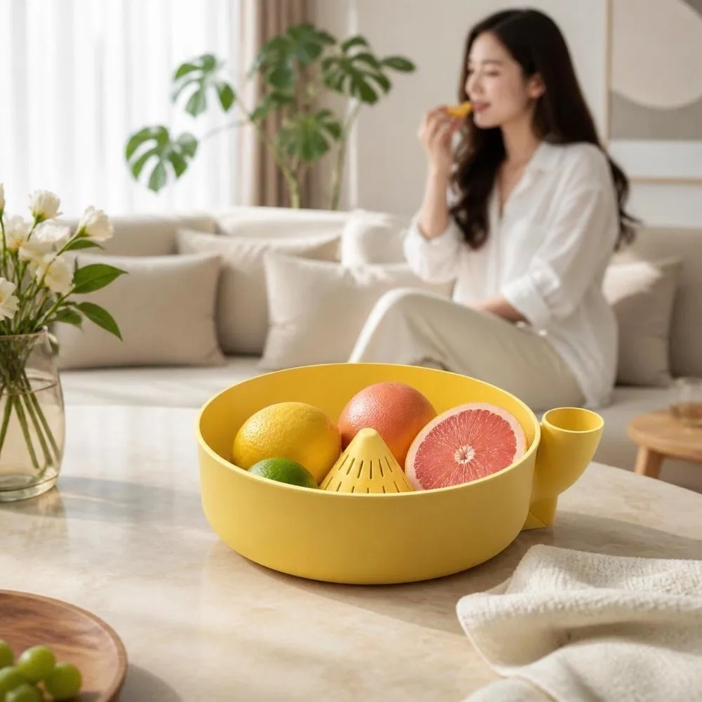 Rotating Berry Swirl Washing Bowl Quick Drain with Drain Holes Automatic Fruit Wash Bowl Multi-functional Self Rinsing