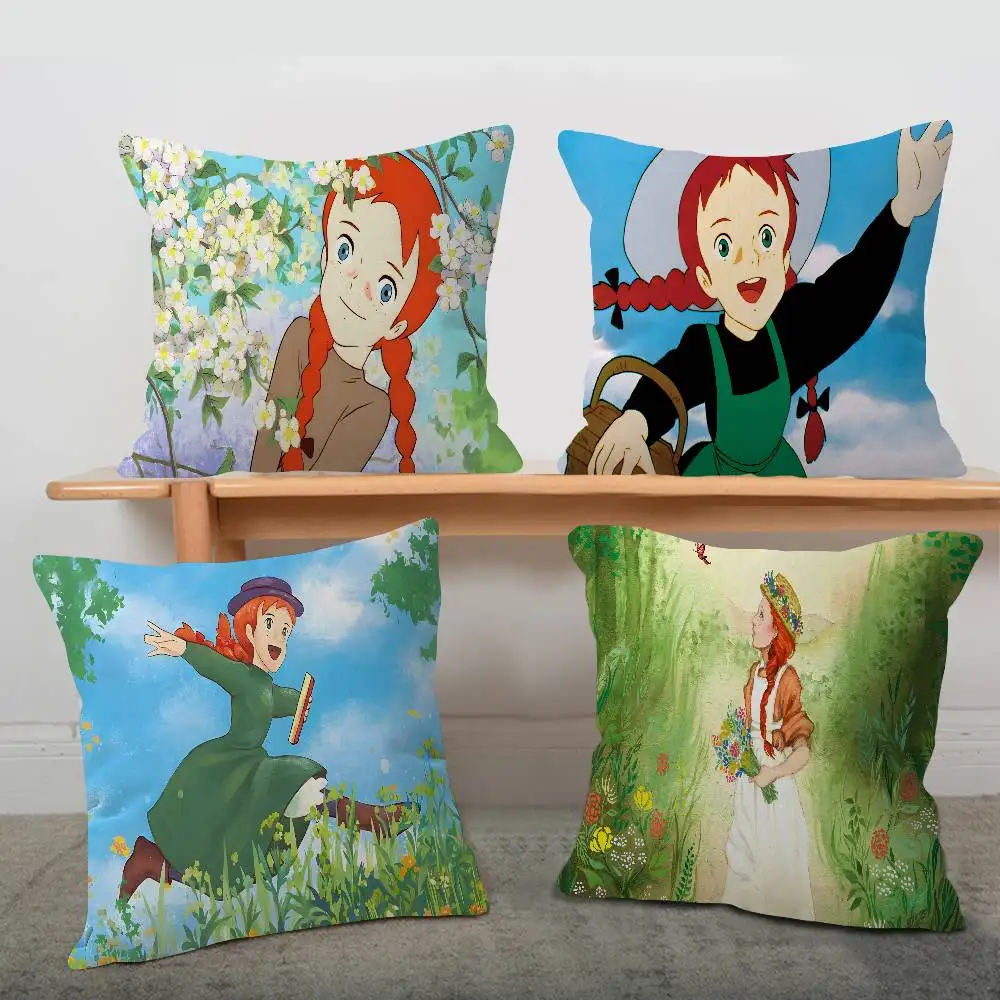 Anne of Green Gables Lucky Dragon pillow cover sofa cushion cover home room decoration children gift