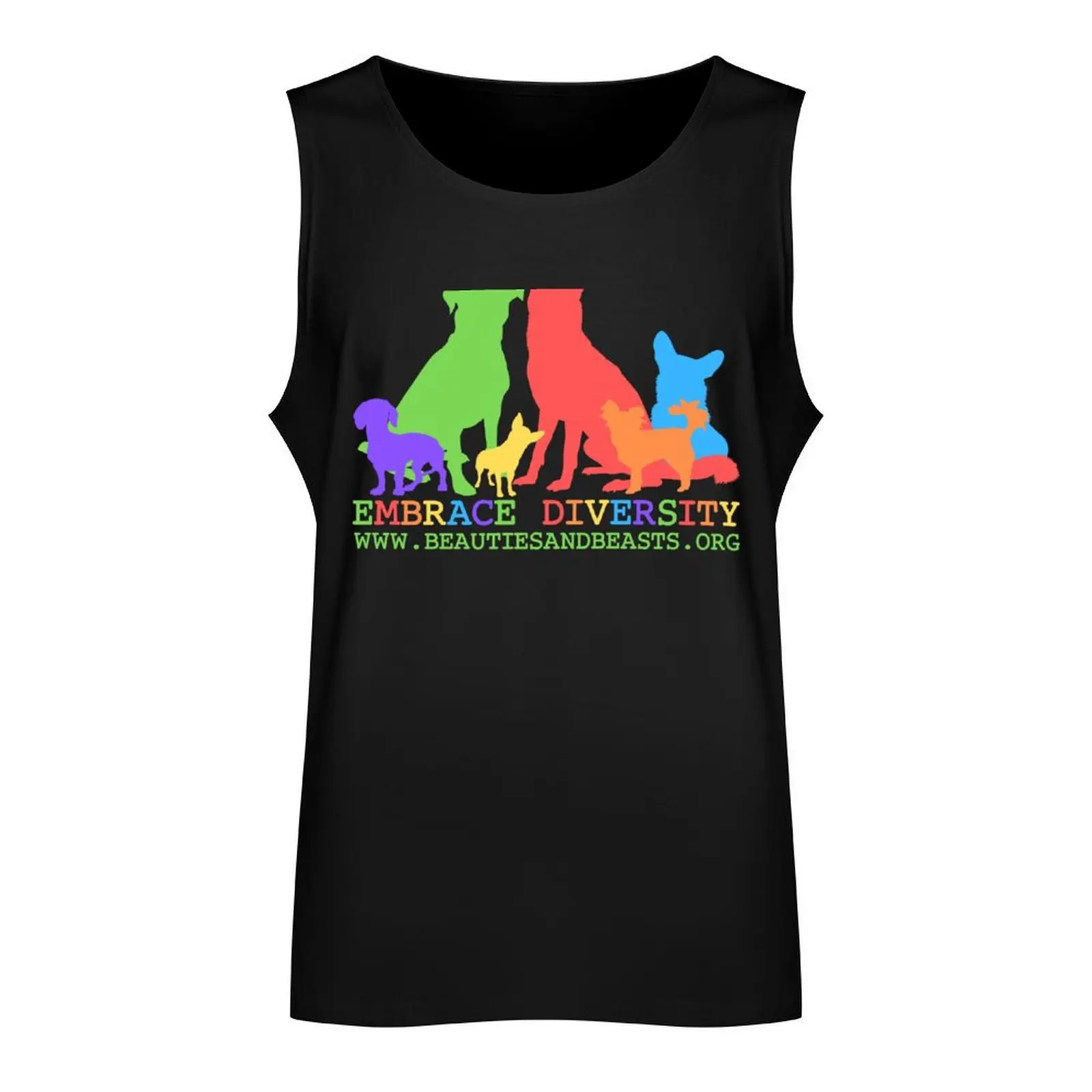 Embrace Diversity Tank Top anime t-shirts bodybuilding t shirt T-shirt sports