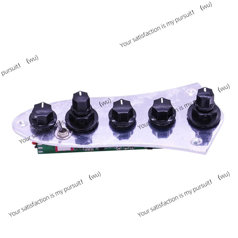 ZOCI-B13C5 Jazz JB Bass Loaded Wired Control Plate for 4/5 String Bass Guitar Parts view 5