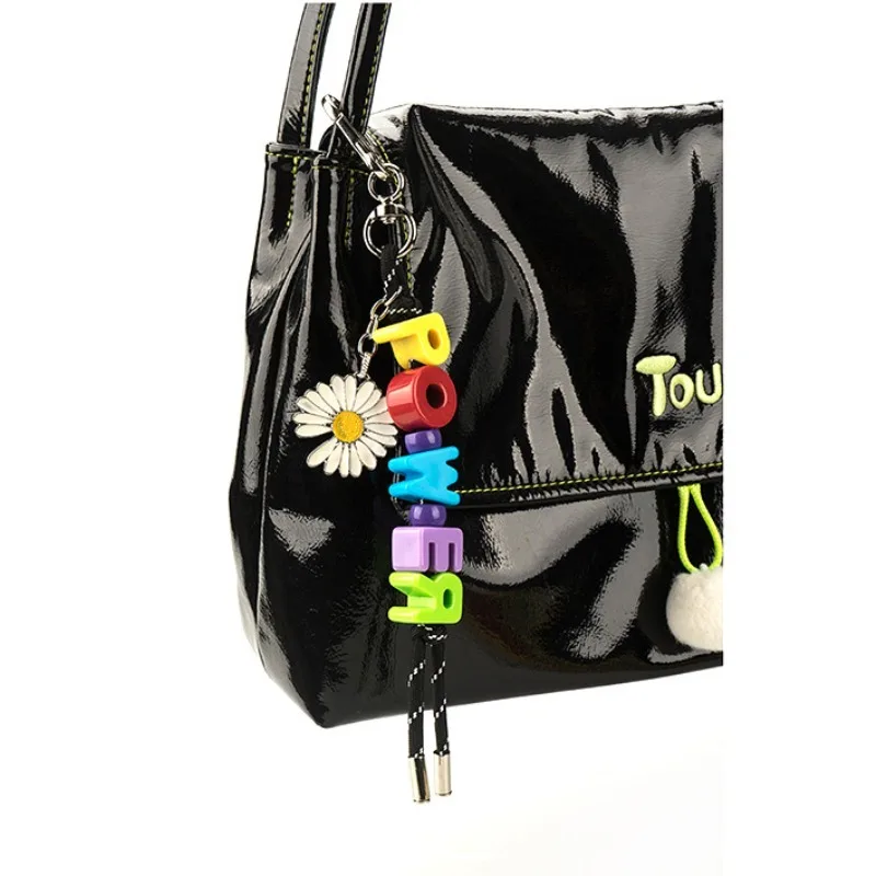 

Индивидуальный брелок-кошелек с буквами, красочный плетеный ремешок, цепочка для мобильного телефона, брелок с подвеской, сумка, аксессуары, брелок с подвеской из бисера