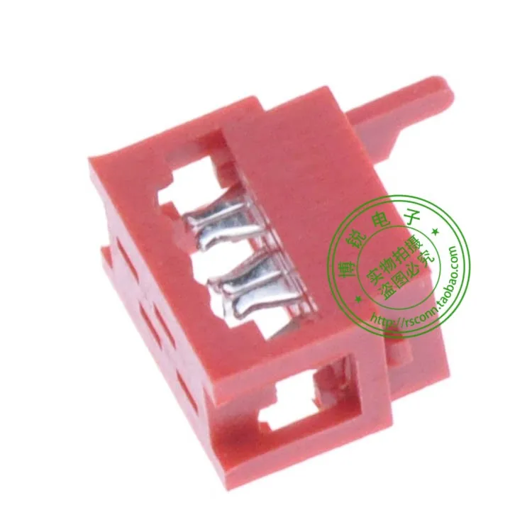 New 1.27mm Pitch Micro-Match Connector,4 Pin IDC Connector For 7-215083-4