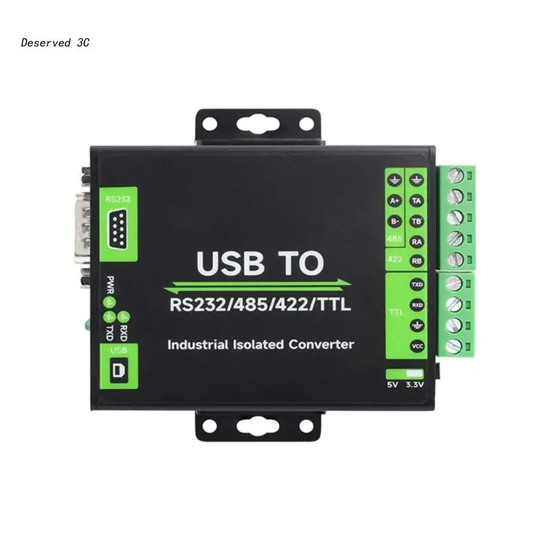 R9CB Industrial USB TO RS232/RS485/RS422/TTL Isolated Converter with FT232RL Embedded