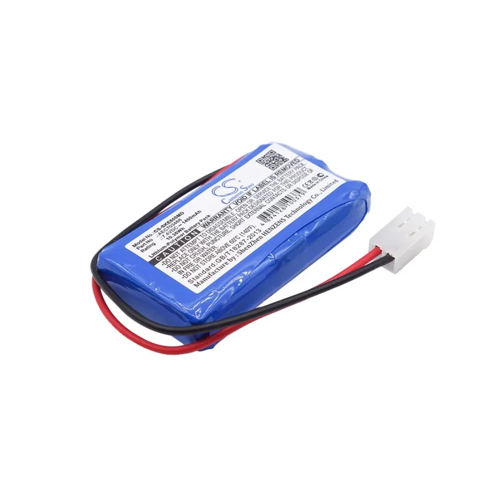 

Replacement Battery for Shenke SK500i, SK-500I Infusion pump, SK600i, SK-600I Infusion pump AEC703466 7.4V/mA