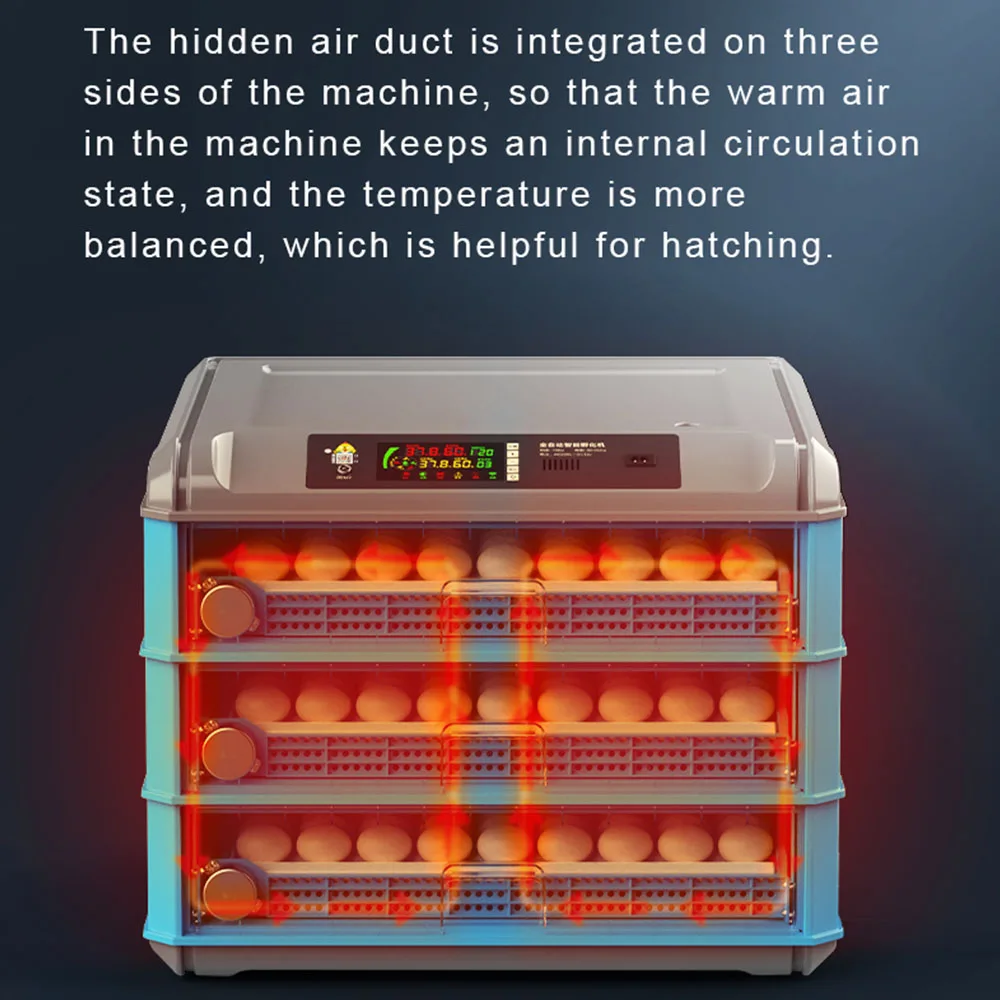 Imagem -03 - Ovos Incubadora com Gaveta tipo Mini Ovo Incubadora com Água Automática Ionic Waterbed Reabastecimento e Controle de Temperatura 36