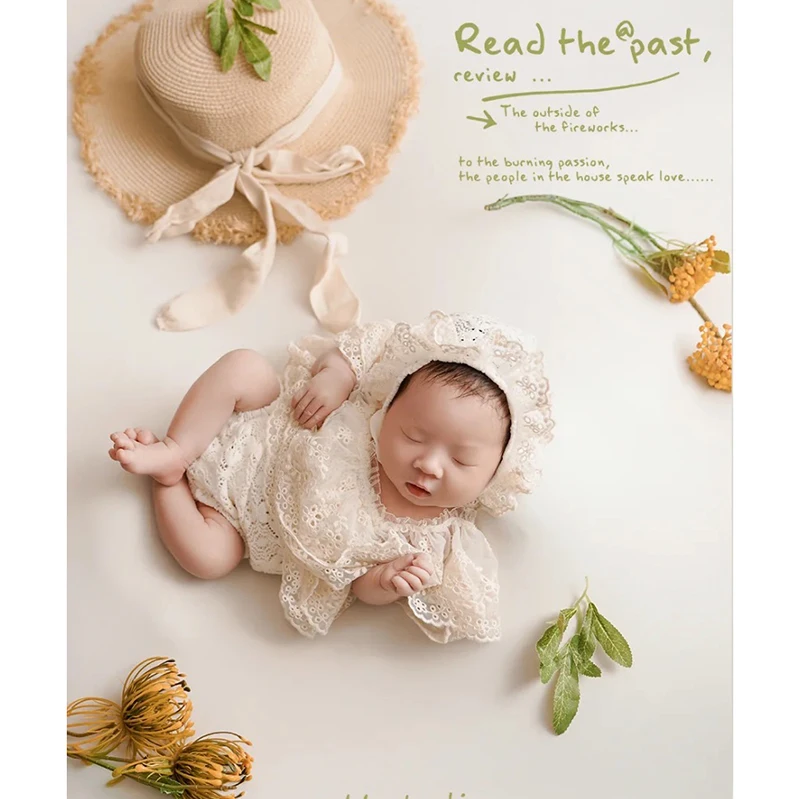 신생아 사진 촬영 레이스 의상 보름달 사진 산후 사진 촬영 의상 신생아사진   ベビー　コスチューム