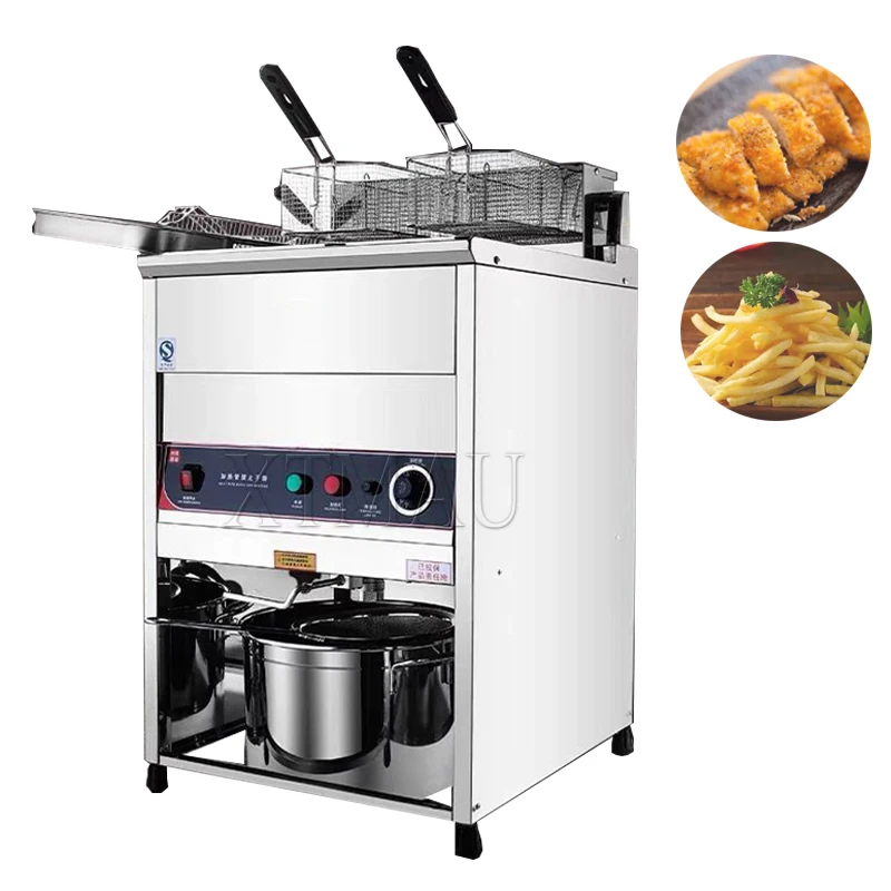 

Commercial Restaurant Adjustable 30L Lpg Gas Deep Fryer With