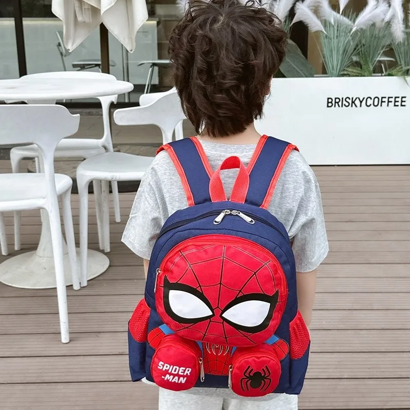 

Новый Marvel мультфильм Человек-паук Kawaii легкая сумка супергерои рюкзак мультфильм 3D стерео рюкзак дорожная сумка подарок на день рождения