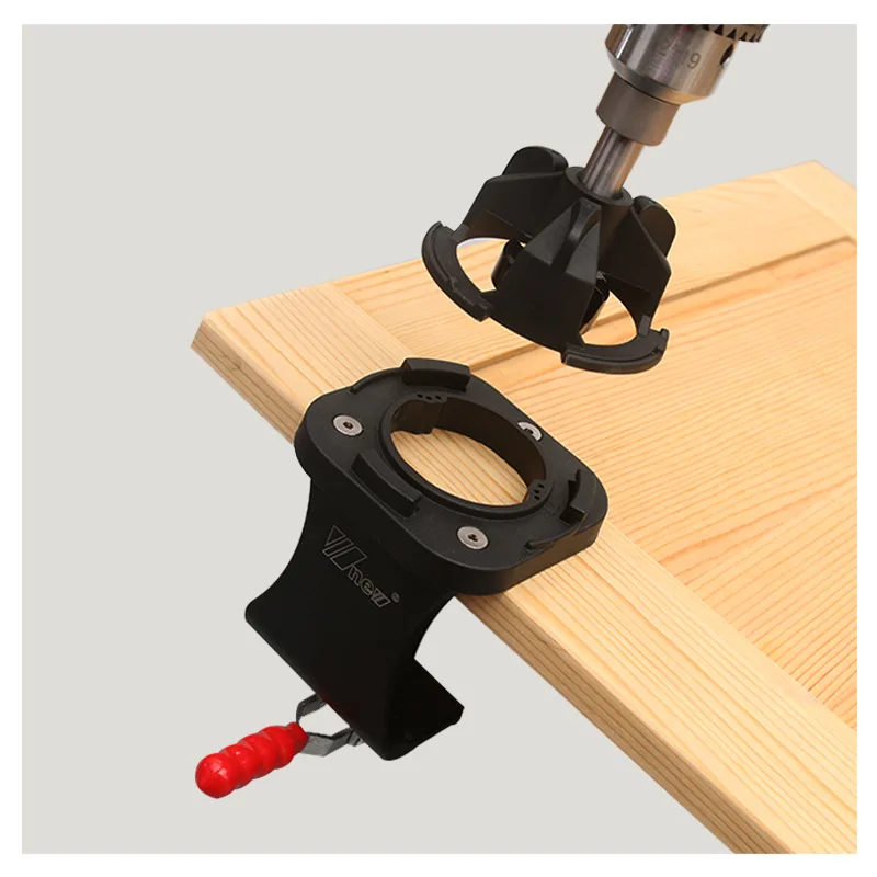 

35mm Hinge Hole Drilling Guide Locator Kit Cup Style Hinge Jig Door Cabinet Hinge Hole Locator With Fixture Woodworking Tool