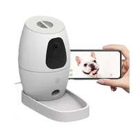 Remote Control App Wifi Pet Smart Automatic Dog Camera Treat Dispenser Pet Feeder With Camera