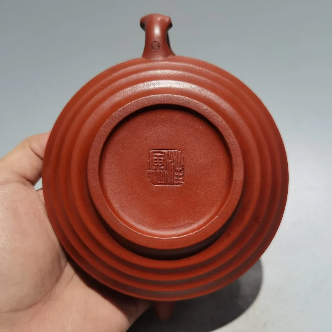 Yixing Purple Clay Teapot Magpie and Plum Blossom Pattern Tree stump pot Kettle Teapot Amass wealth Ornaments Town