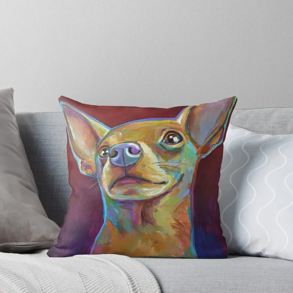 Weasel the Heroic CHIHUAHUA Throw Pillow Luxury Living Room Decorative Cushions Pillowcase Sofa Covers Pillow