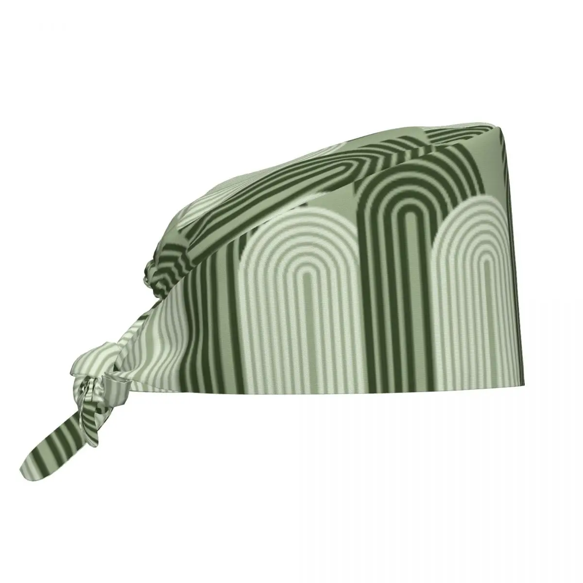Custom Sage Green Arch Rainbow Medical Staff Scrubs Hat Women Men For Chef Hat Scrub Caps