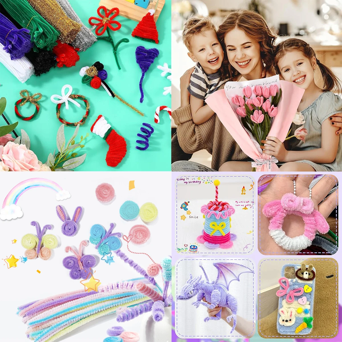 แท่งกำมะหยี่เกลียวหลากสี100ชิ้ - Jewelry Making Anvil บทวิจารณ์และราคา