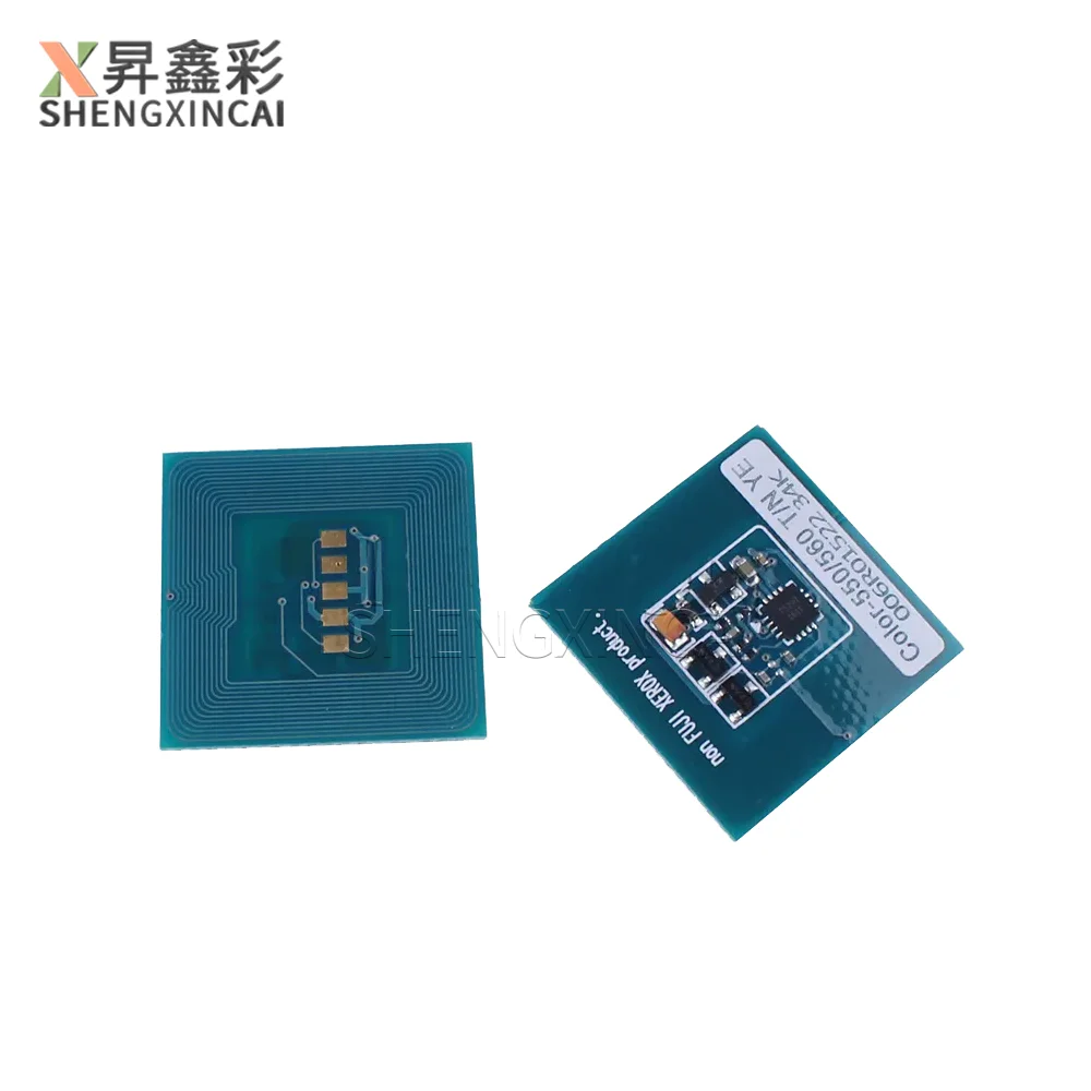 4 Buah Chip Toner Warna 550 560 570 untuk Kartrid Toner Xerox Color 550 560 570 006R01525 006R01526 006R01527 006R01528